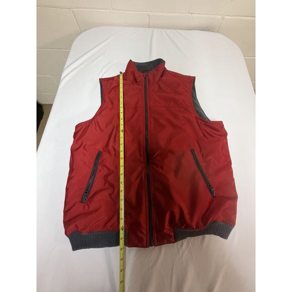 Red Mens Chaps Ralph Lauren Insulated-Fleece Lined Vest Size L - Picture 11 of 12